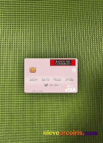 Peru Banco de Comercio visa debit card photolook